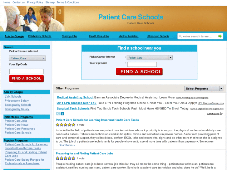www.patientcareschools.net