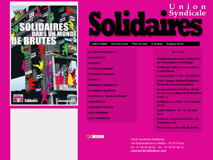 www.solidaires.org