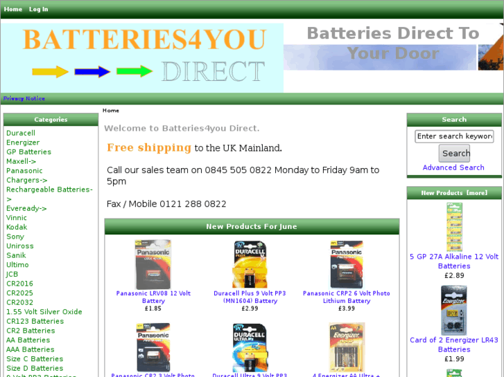 www.batteries4you.net