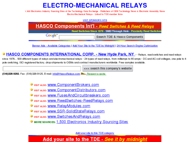 www.electro-mechanicalrelays.com