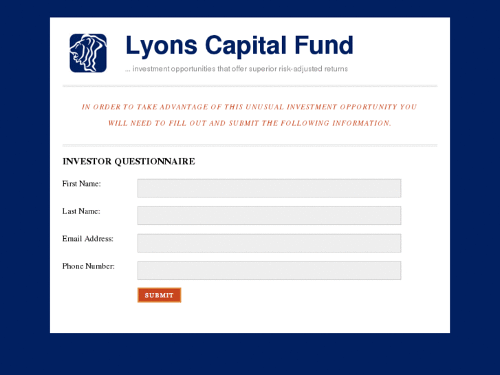 www.lyonscapitalfund.com