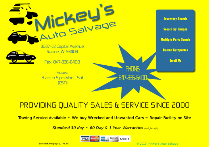 www.mickeysautosalvage.com