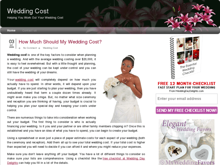 www.myweddingcost.com