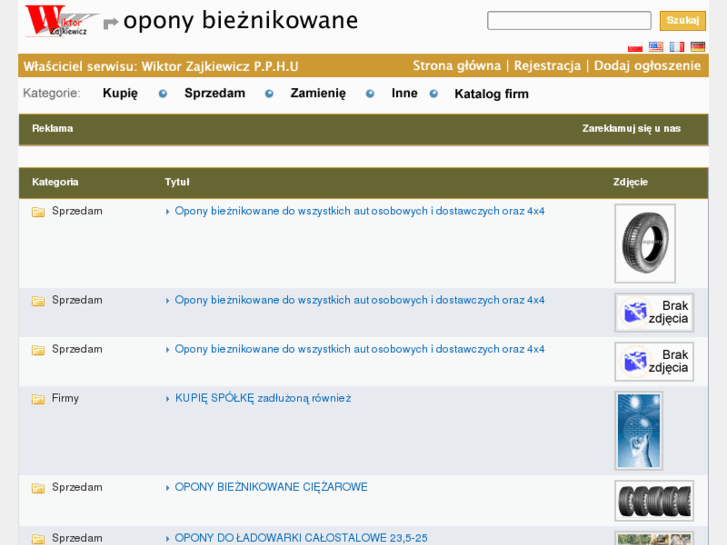 www.opony-bieznikowane.pl