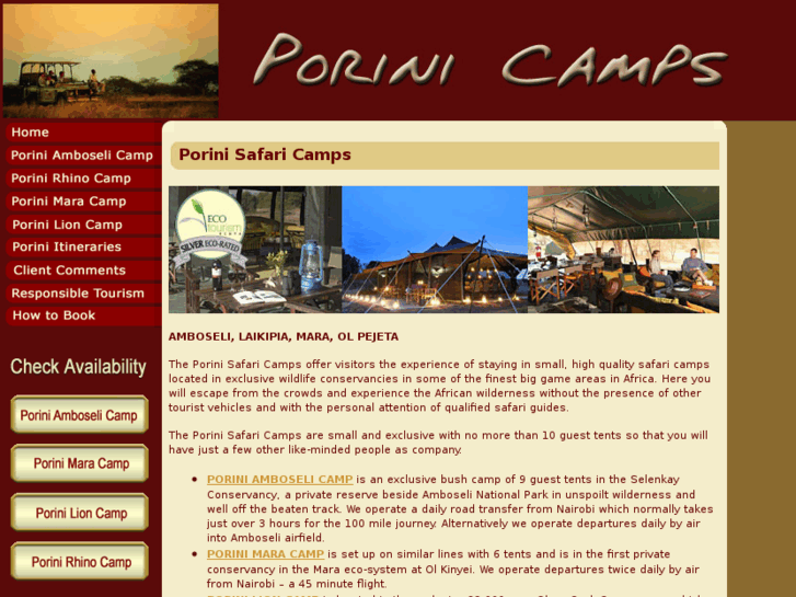 www.porinisafaricamps.com