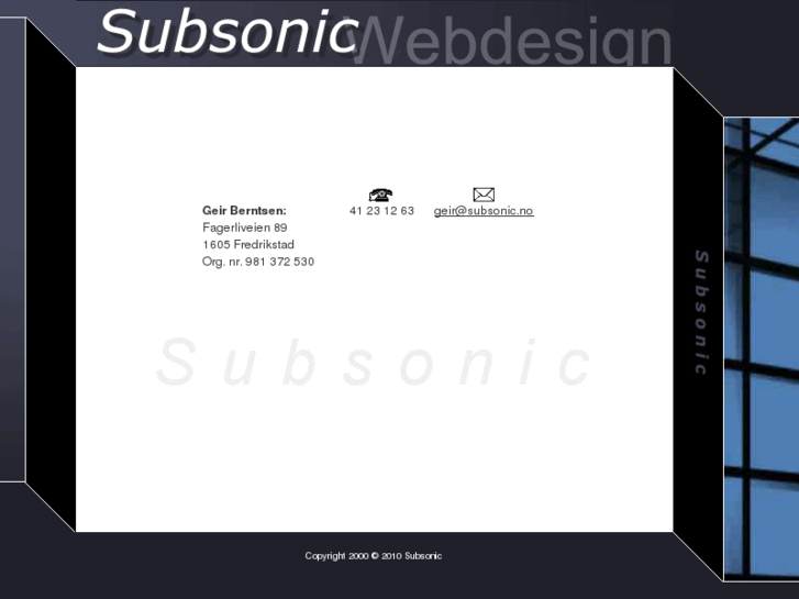 www.subsonic.no