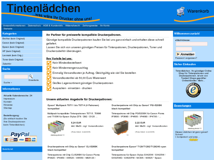 www.tintenlaedchen.de