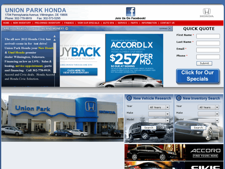 www.unionparkhonda.biz