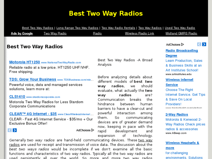 www.besttwowayradios.net