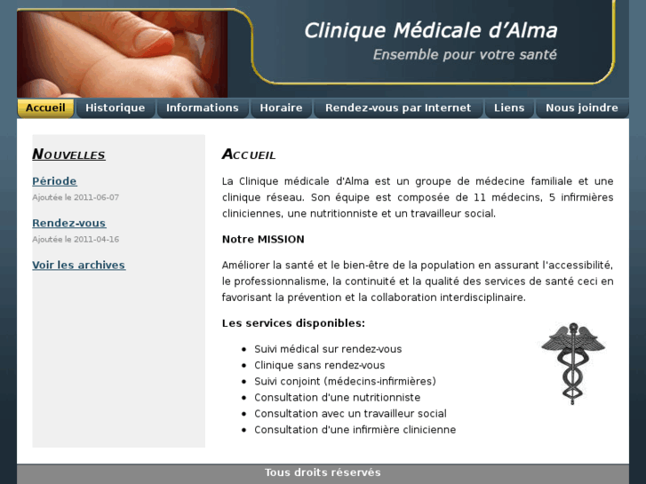 www.cliniquemedicalealma.com