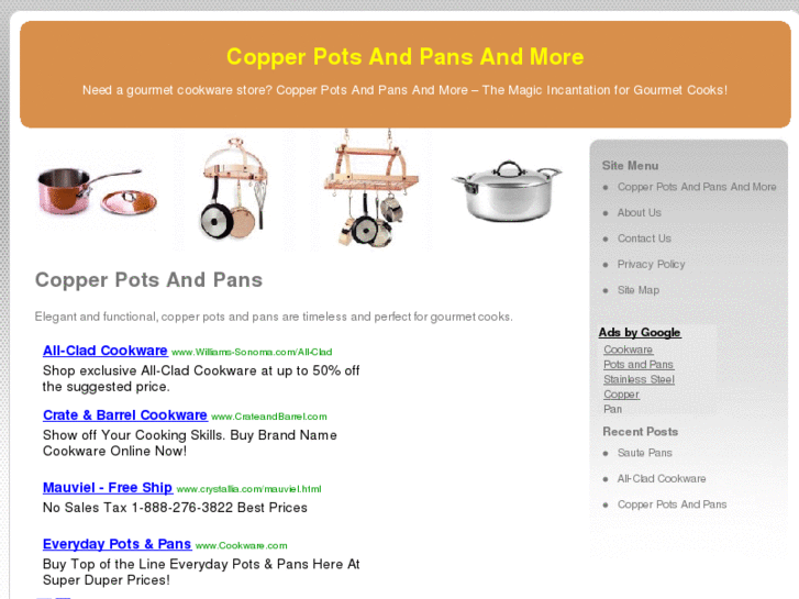 www.copperpotsandpansandmore.com