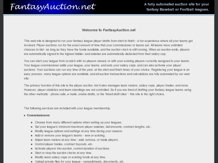 www.fantasyauction.net