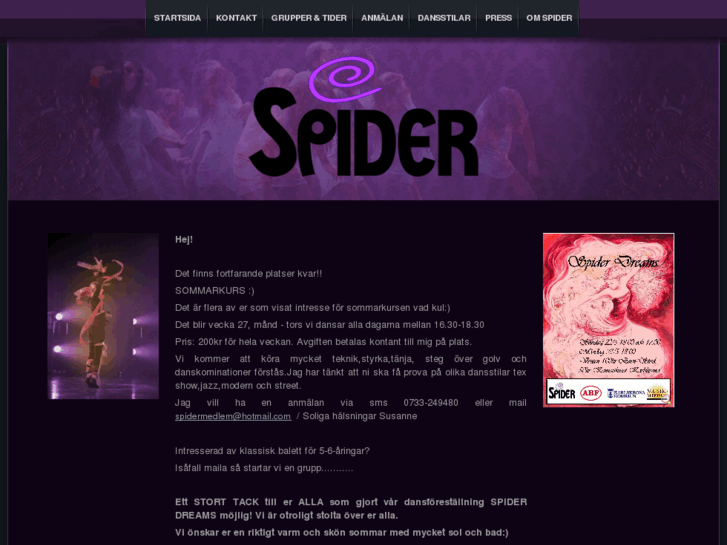 www.spidermedlem.com