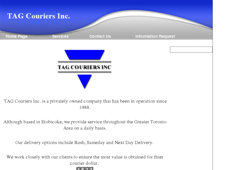 www.tagcouriers.com