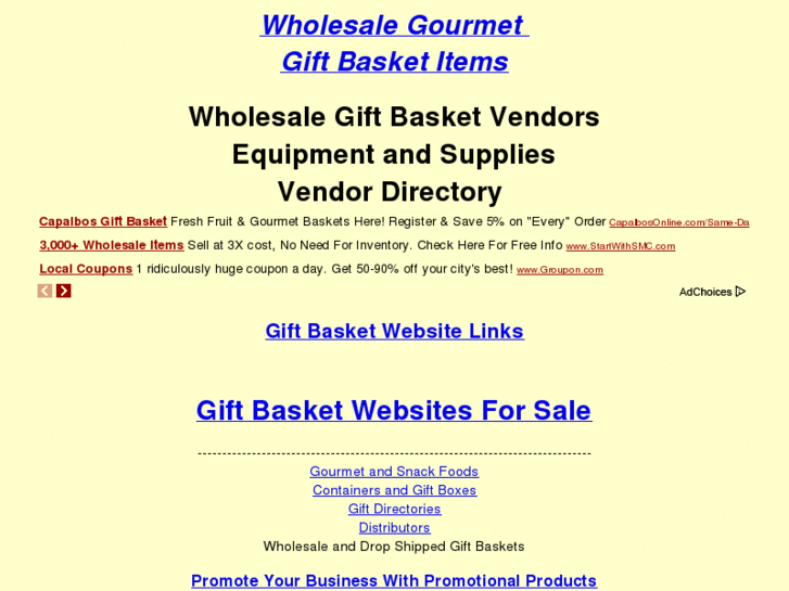 www.wholesalegiftbasketvendors.com