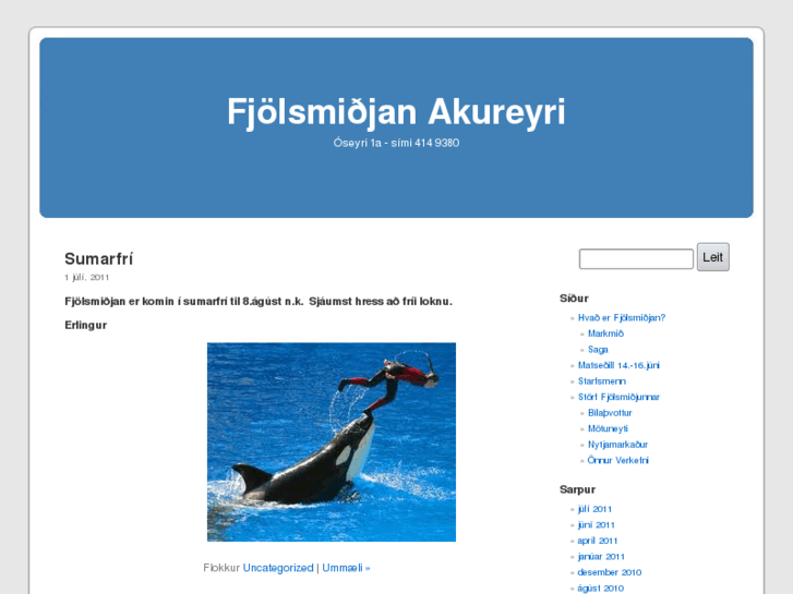 www.fjolsmidjan.com