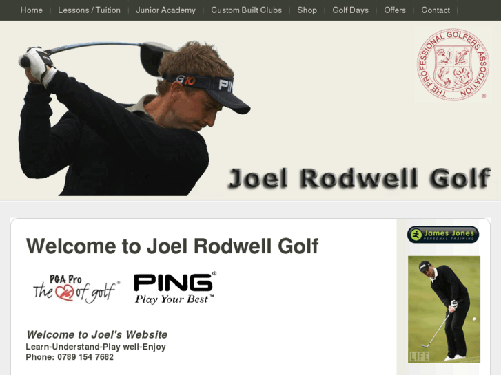 www.joelrodwellgolf.com