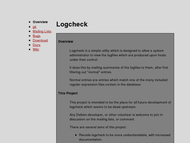 www.logcheck.org