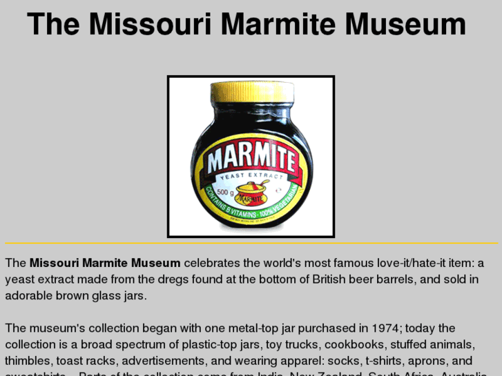 www.missourimarmitemuseum.org