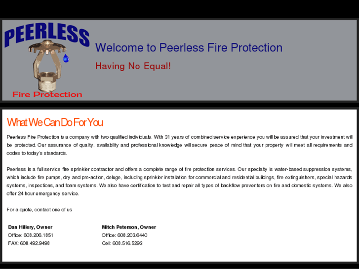 www.peerlessfireprotection.com