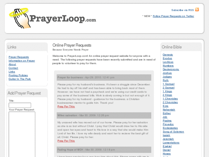 www.prayerloop.com