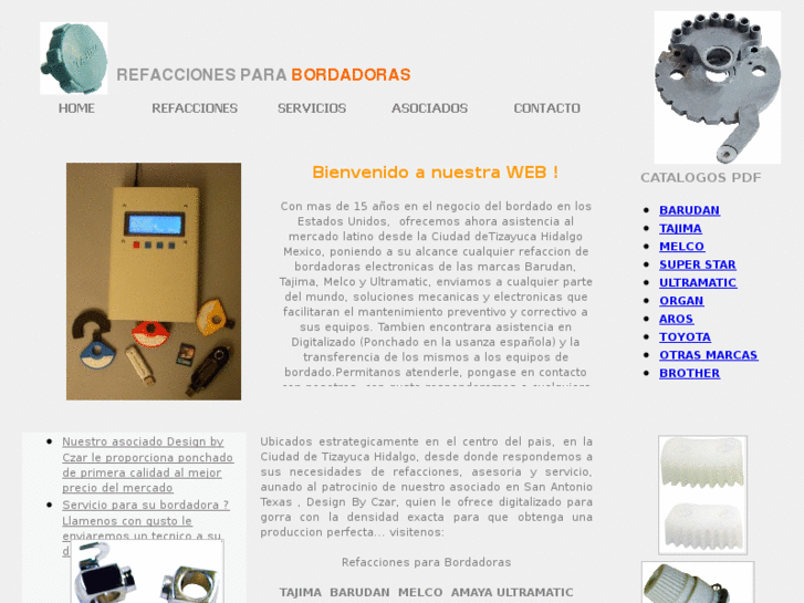 www.refaccionesparabordadoras.com