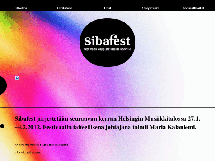 www.sibafest.fi