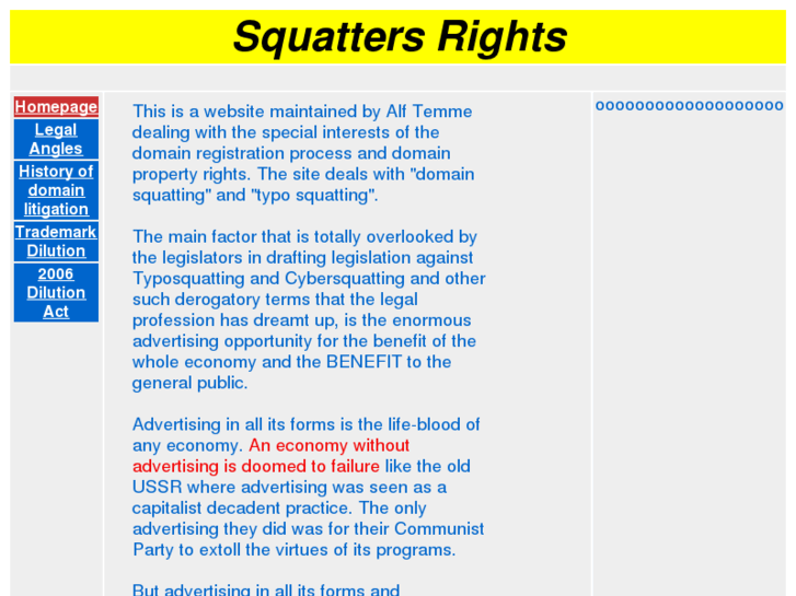 www.squattersrights.com