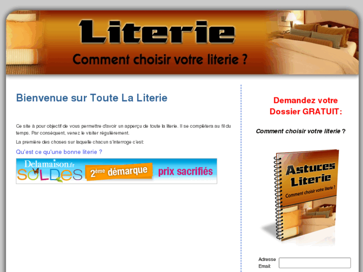 www.toute-la-literie.com