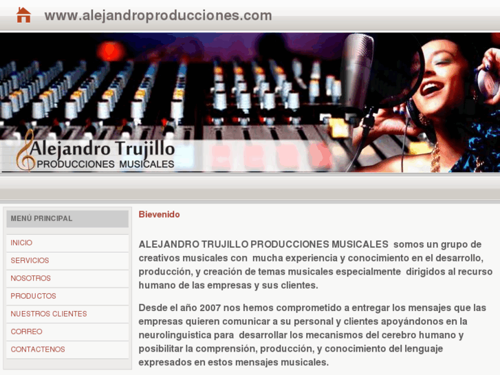 www.alejandroproducciones.com