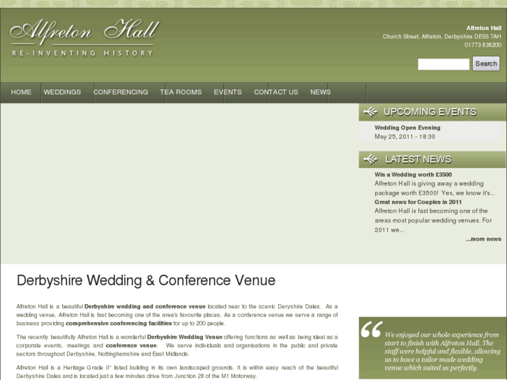 www.alfretonhall.com