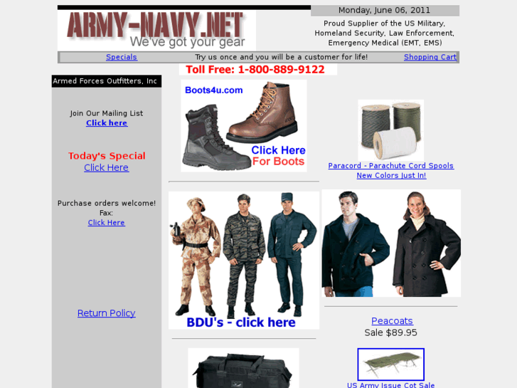 www.army-navy.net