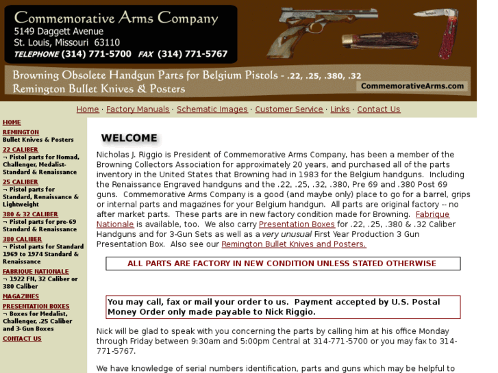 www.commemorativearms.com