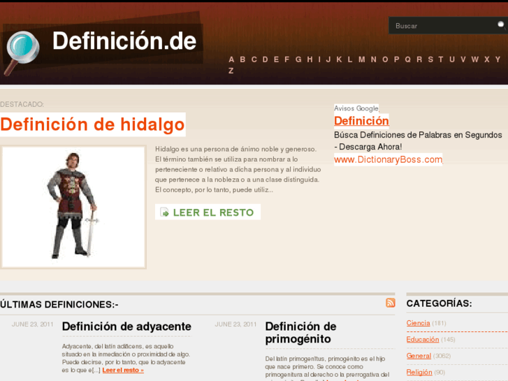 www.definicion.de