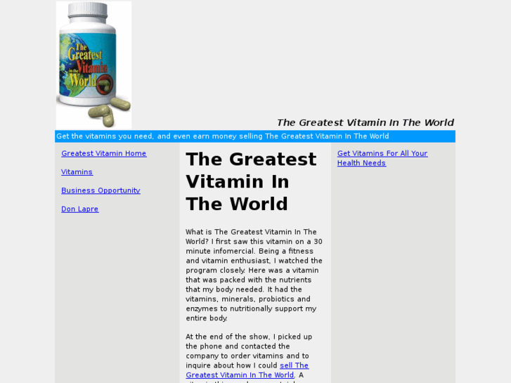 www.greatest-vitamin.com