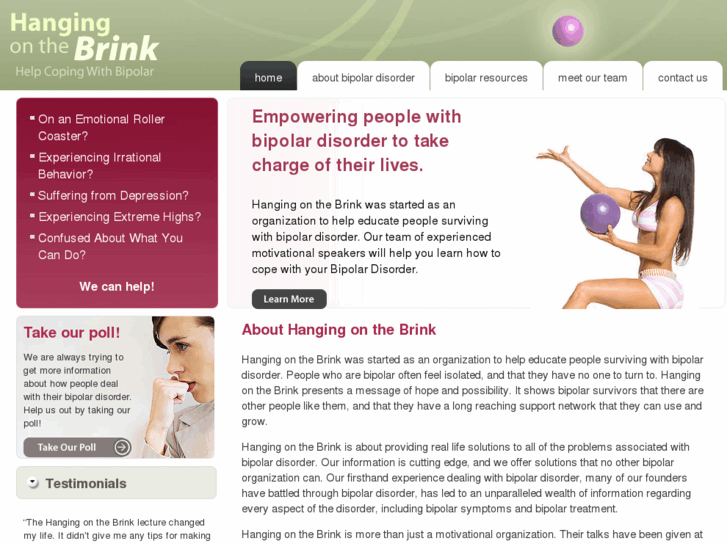 www.hangingonthebrink.com