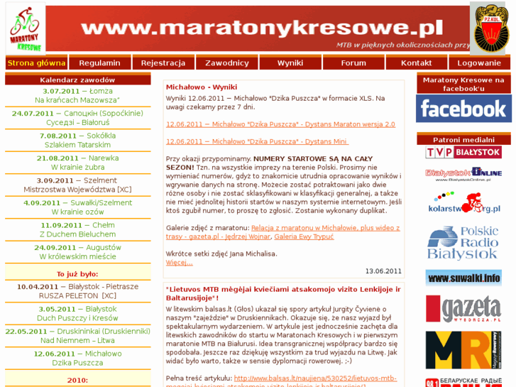 www.maratonykresowe.pl