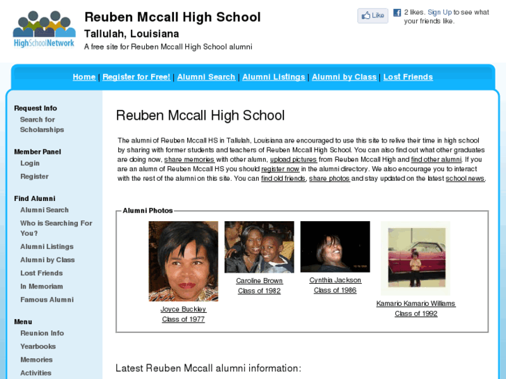 www.reubenmccallhighschool.com