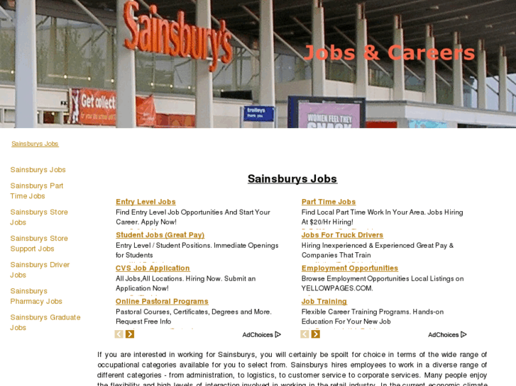 www.sainsburysjobs.net