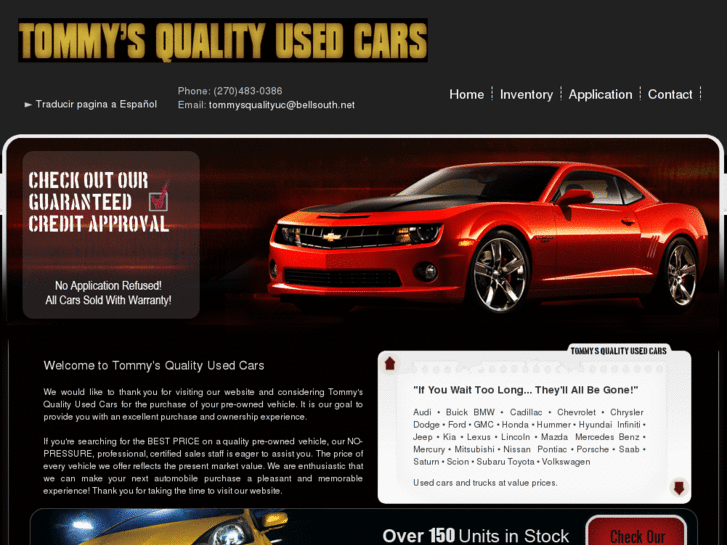 www.tommysusedcars.com