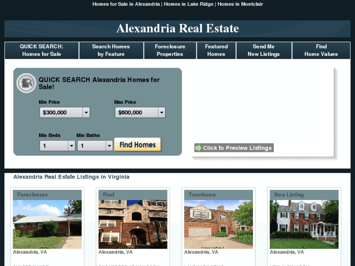 www.alexandria-homesforsale.com