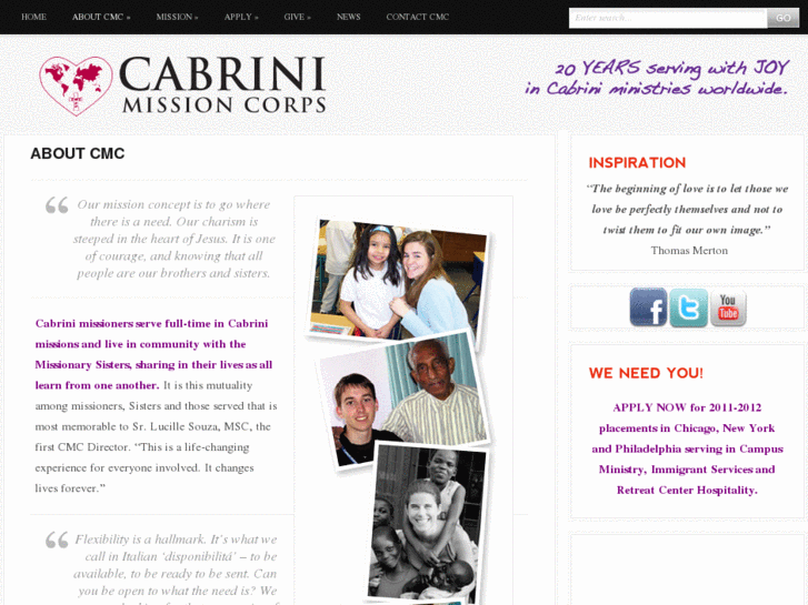 www.cabrinimissioncorps.org