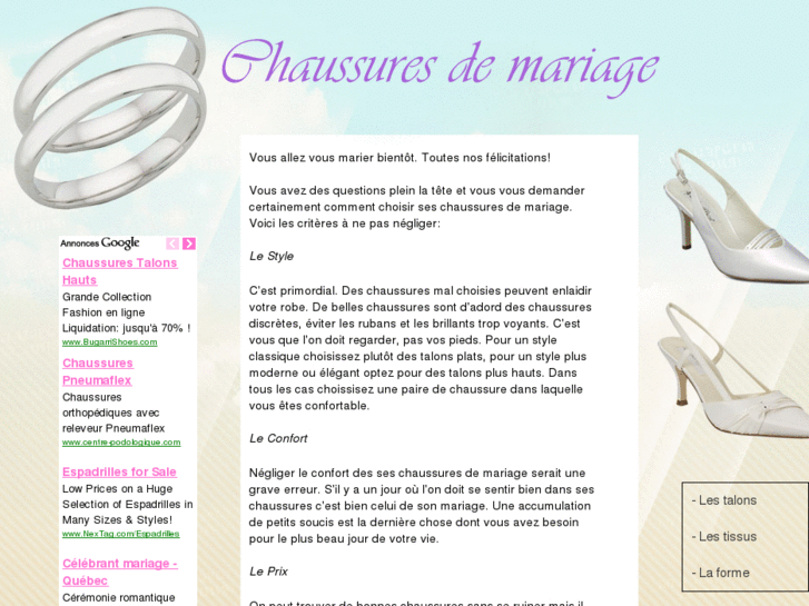 www.chaussures-mariage.com