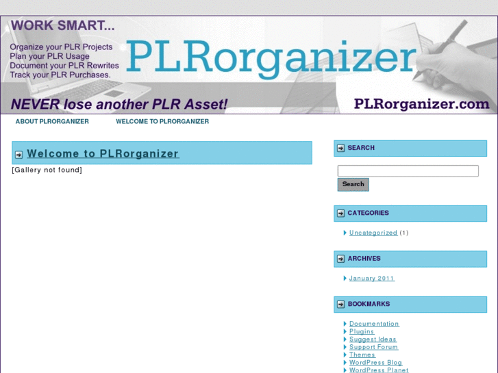 www.plrorganizer.com