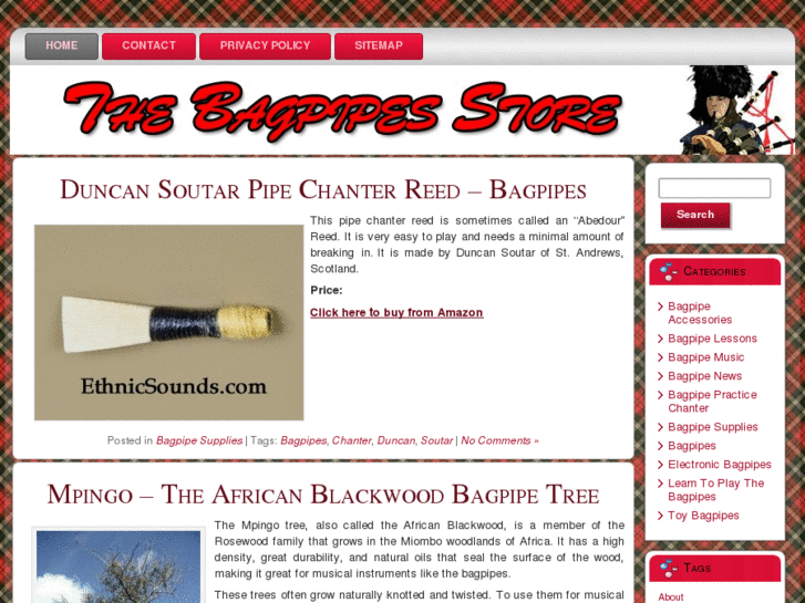 www.thebagpipestore.com