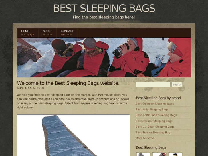 www.bestsleepingbags.info