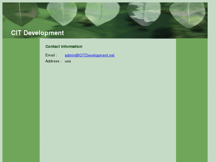 www.citdevelopment.net