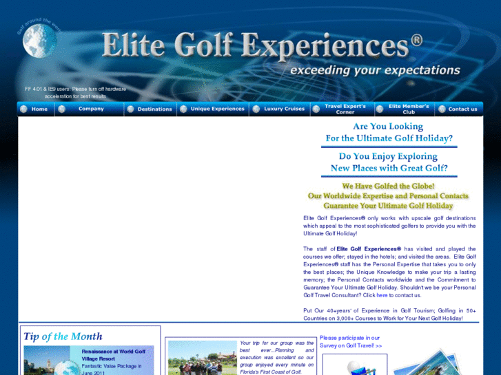 www.elitegolfexperiences.com