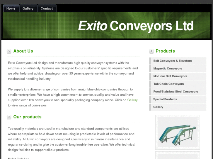 www.exitoconveyors.com