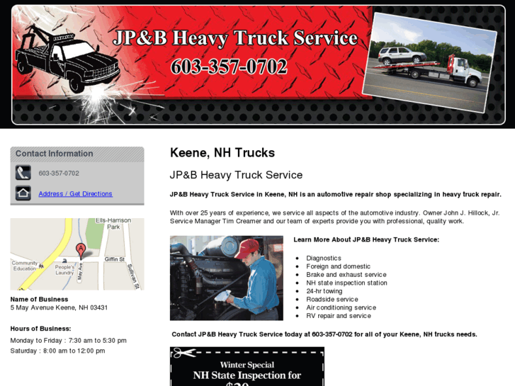 www.jpbheavytruckservice.com